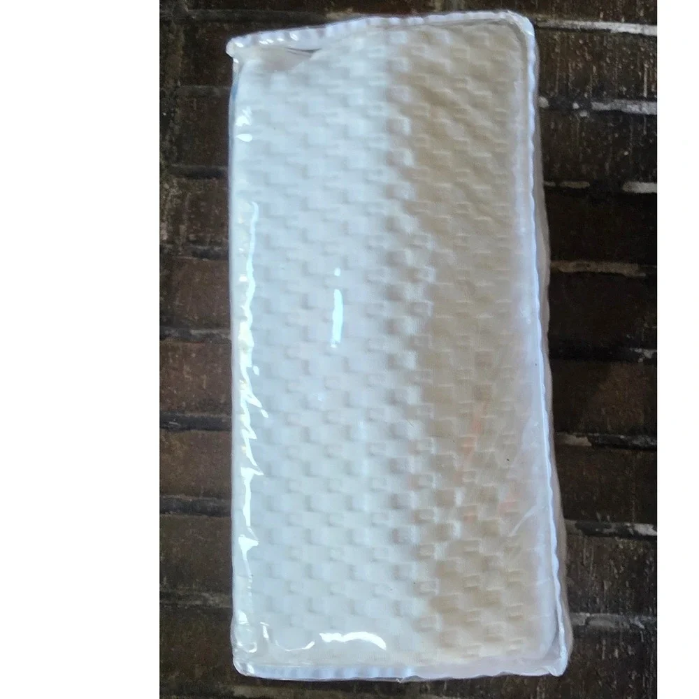 Lucid 4-Inch Mattress Topper Cover California King White WaffleKnit LU40CK0025TC